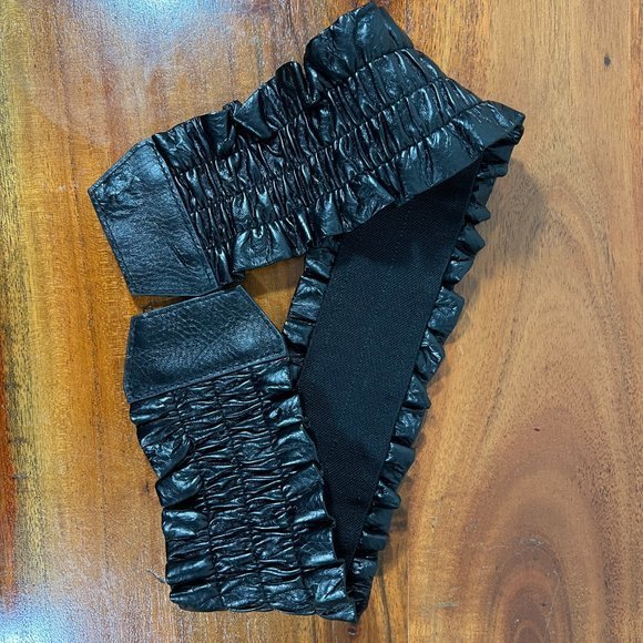 H&M Black Stretch Waist Chunky Belt (S) - Picture 2 of 7